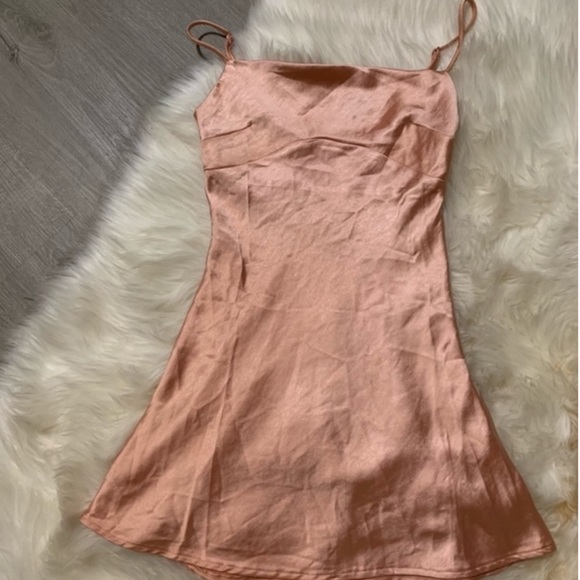Boutique Dresses & Skirts - Sleek Satin Slip Dress